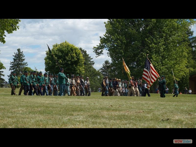 Fenian Raid Battle Reenactmet 17