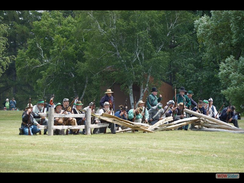 Fenian Raid Battle Reenactmet 23